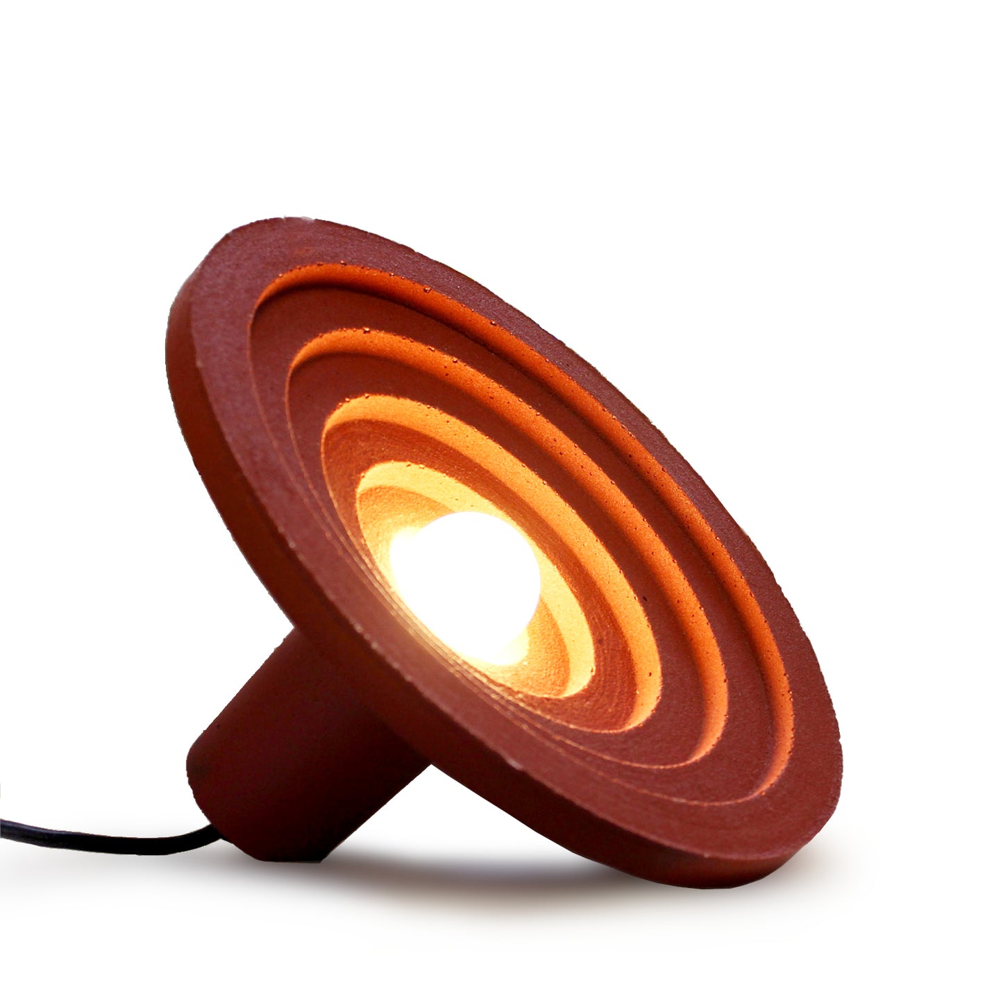 Table lamp in recycled bricks - Scalaé