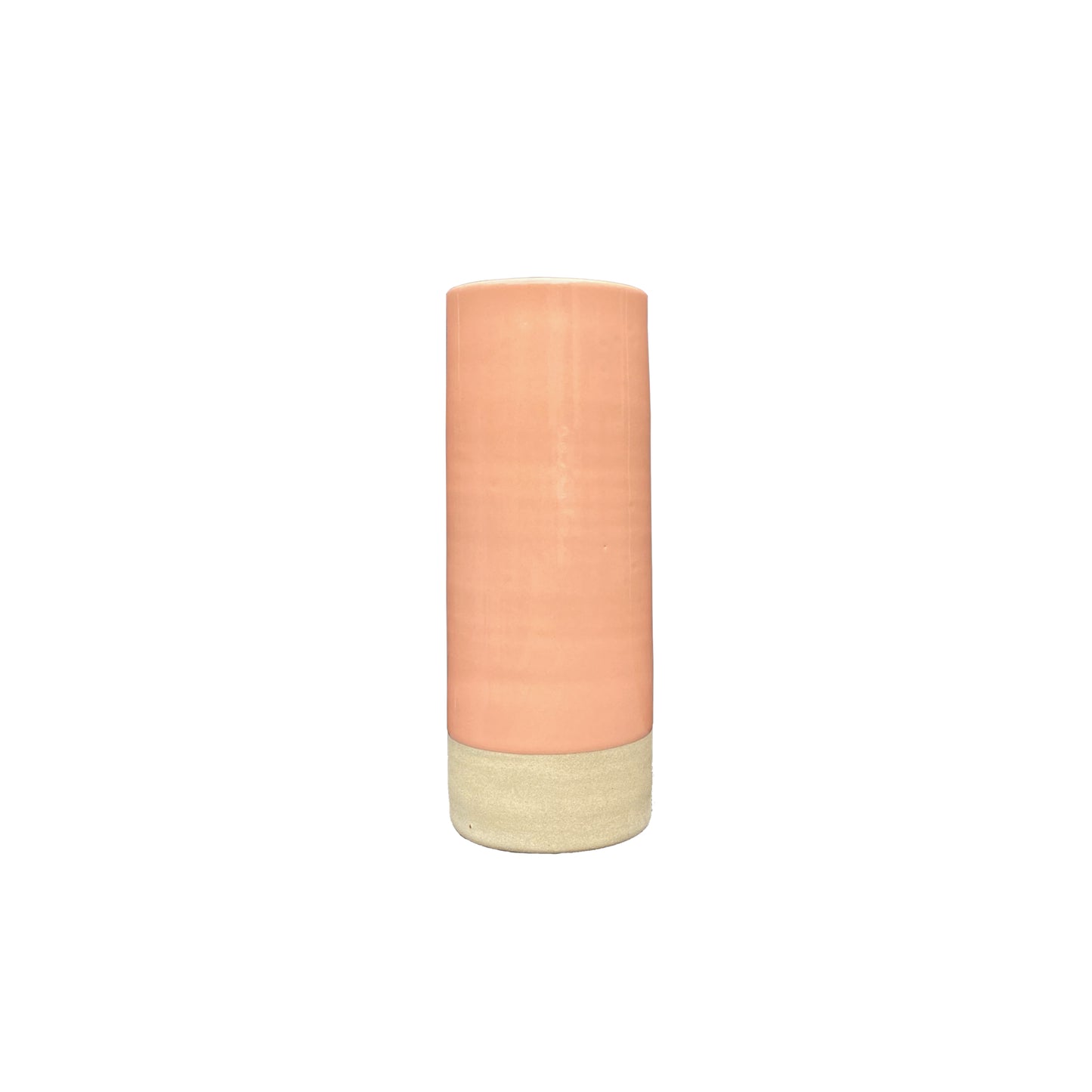 Petit vase en grès français Corail