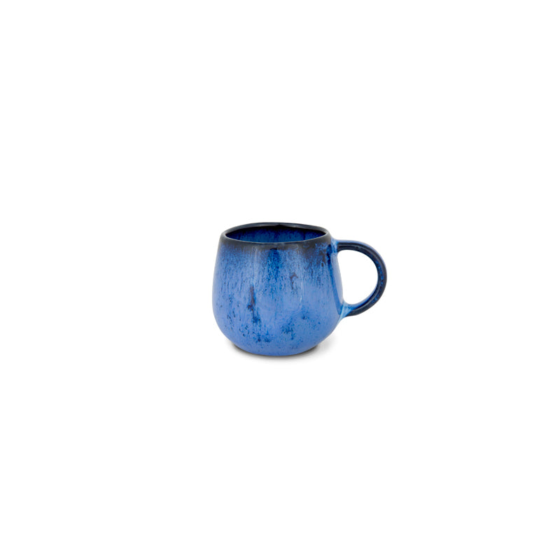 Set 2 small mugs in Portuguese stoneware - Amazônia Azul