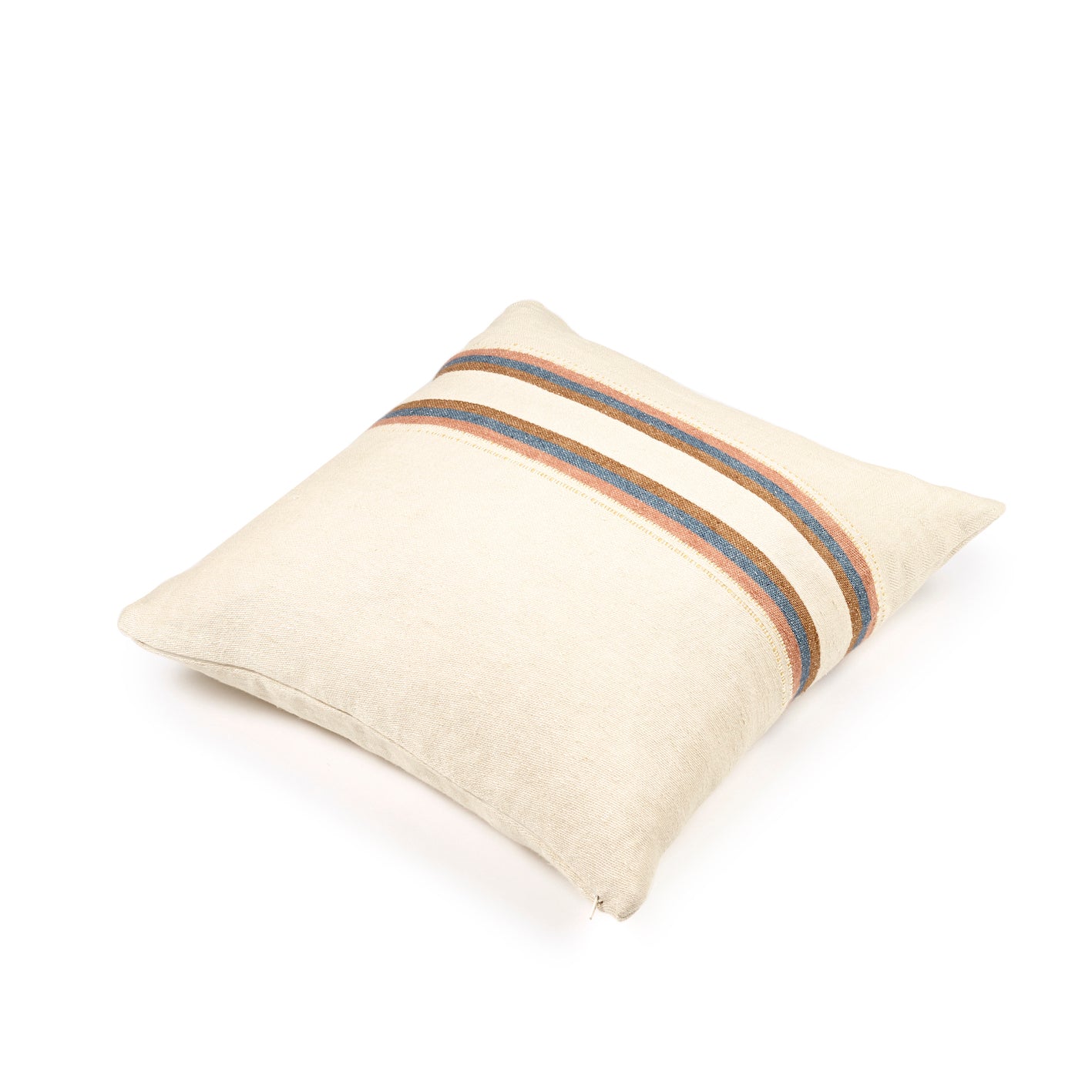 Housse de coussin déco en lin 100% européen Harlan Stripe
