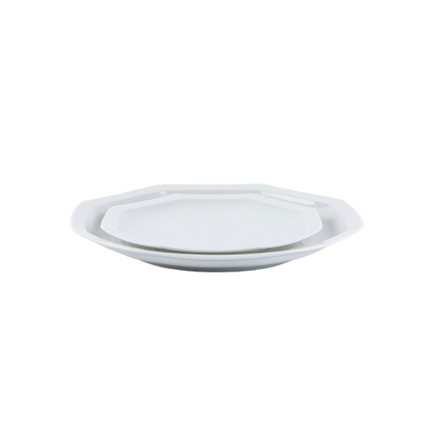 Dessert plate in white french procelain