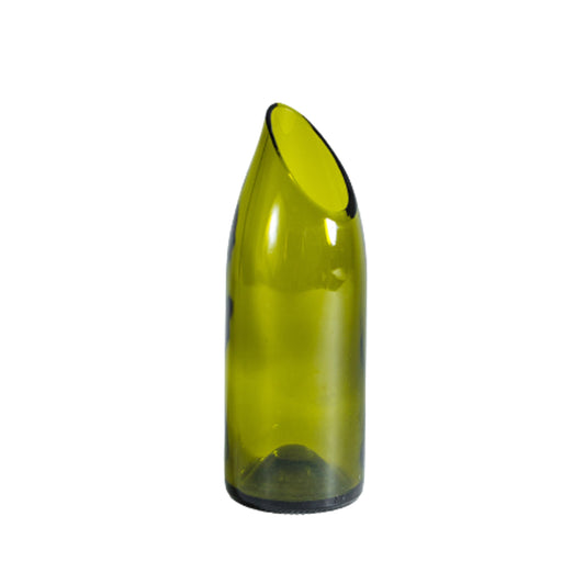 Upcycled glass carafe - russet
