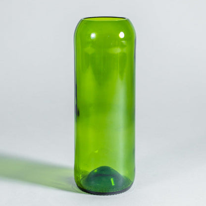Vase en verre upcyclé medium vert