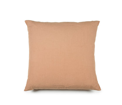 100% European linen pillow case - Madison Cinnamon