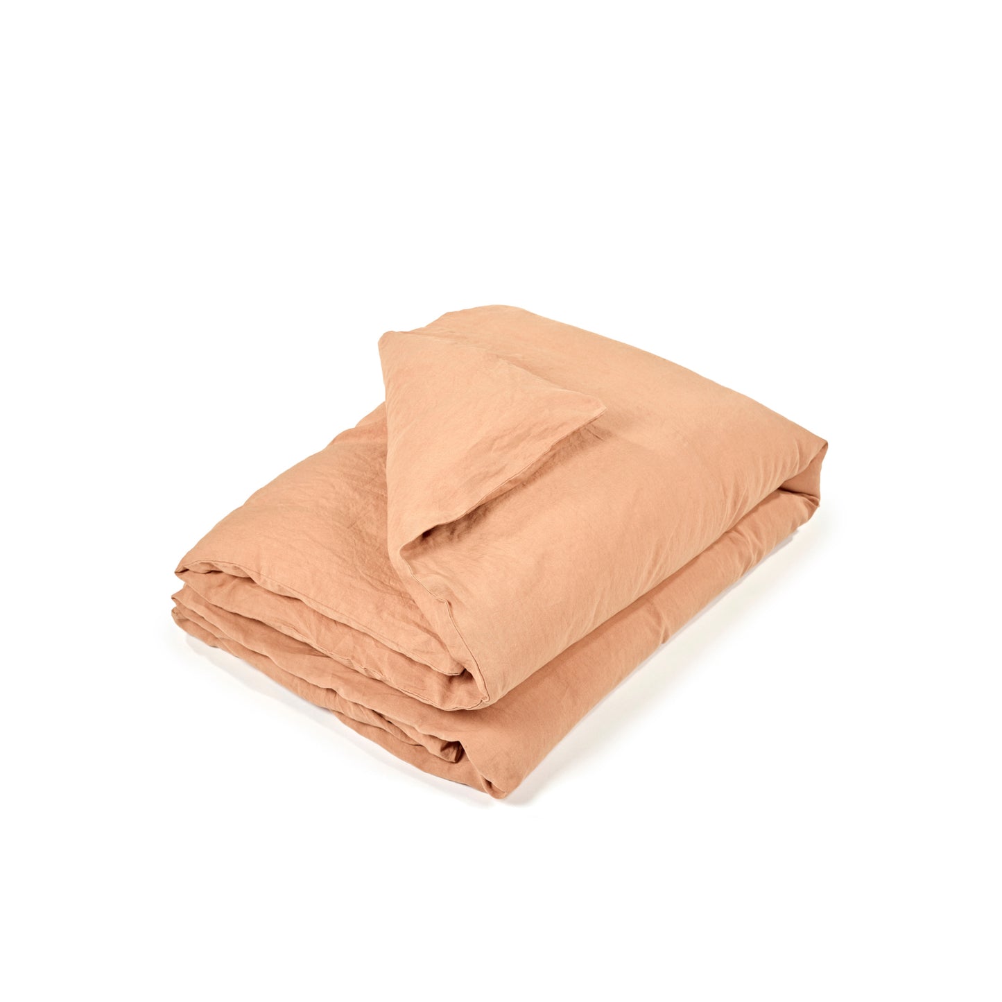 Duvet cover in 100% European linen - Madison Cinnamon