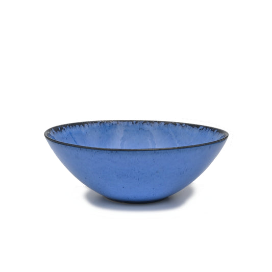 Portuguese stoneware salad bowl - Amazônia Azul