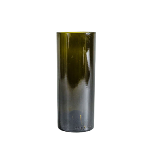 Upcycled glass magnum vase - oak