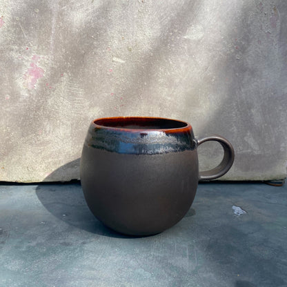 Set 2 mugs in Portuguese stoneware - Amazônia Azul